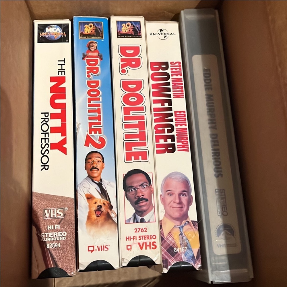 Eddie Murphy VHS lot